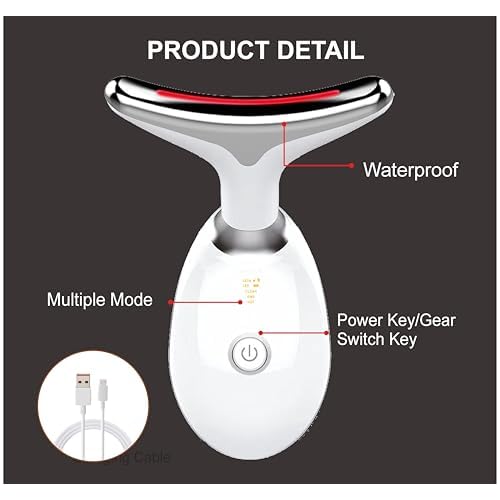 Face and Neck Tool, Gentle Beauty Roller for Daily Skincare Routine, Facial Roller for Smooth & Skin, White(Colour)