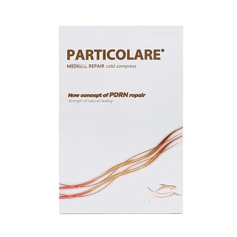 1 Box Particolare Facial Mask Collagen/Hyaluronic Acid Soothing Hydrating Moisturizing Facial Mask, 30ml *5 (Gold Facial Mask)