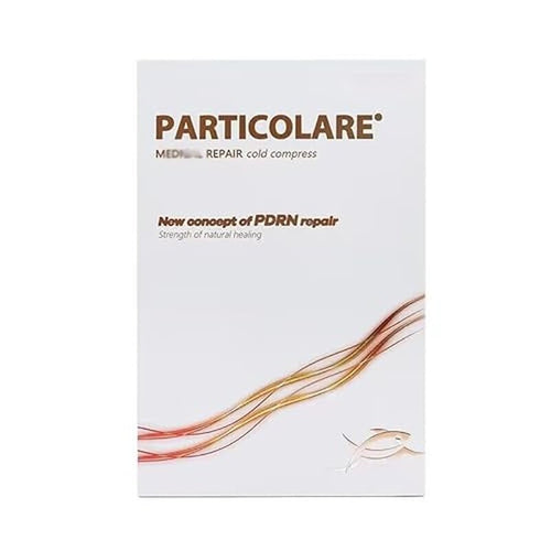 1 Box Particolare Facial Mask Collagen/Hyaluronic Acid Soothing Hydrating Moisturizing Facial Mask, 30ml *5 (Gold Facial Mask)