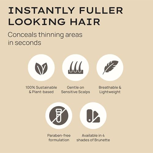 Style Edit Hair Building Fibers Light Brown 0.88 Fl Oz - Natural Thinning Hair Concealer