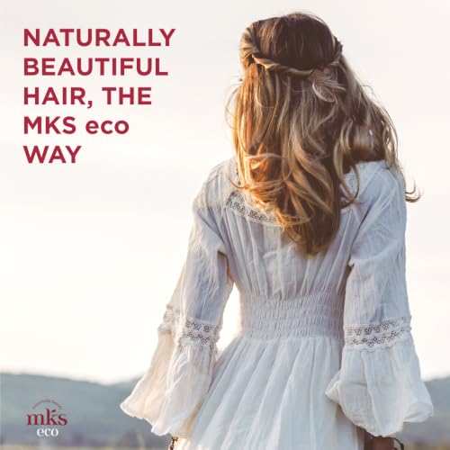 Earthly Body MKS Eco Oil Light 2 Fl Oz Hair Styling Elixir with Argan & Hemp Oil - Vegan & Cruelty-Free - Original Pack