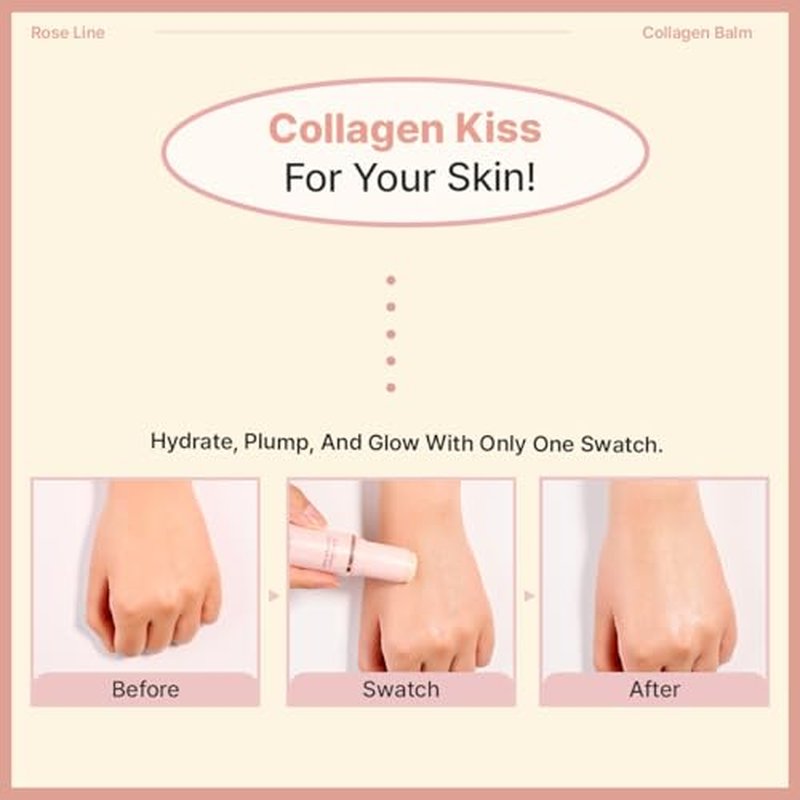 MIGUHARA Rose Collagen Glow Multi Balm | Korean Skincare | All-in-One Hydrating Multi Balm Stick (10g/0.35 oz.)