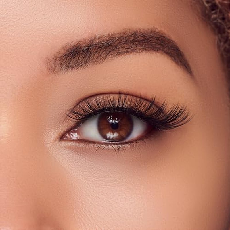 False Eyelashes, Lash Extension Kit 06, 9mm-16mm, Narrow Band, Easy to Apply and Remove, No Damage to Natural Eyelashes, 120 Lash Clusters - Natural
