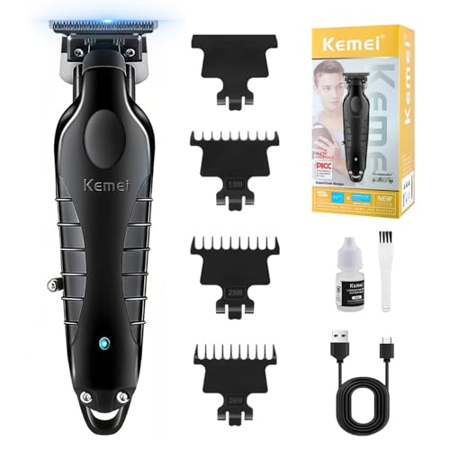 Cordless Men's Hair Trimmer Black - Rechargeable Beard & Body Grooming