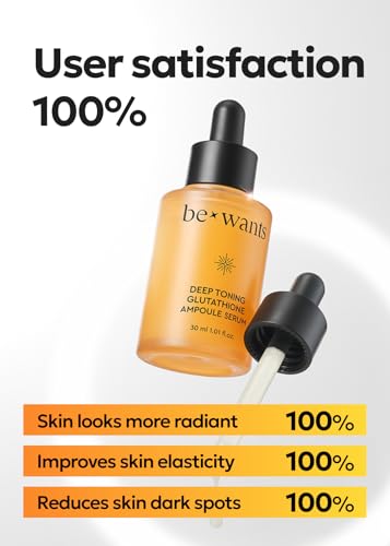 Glutathione Serum 2 Pack - Deep Toning Ampoule with Vitamin C & Calendula Extract