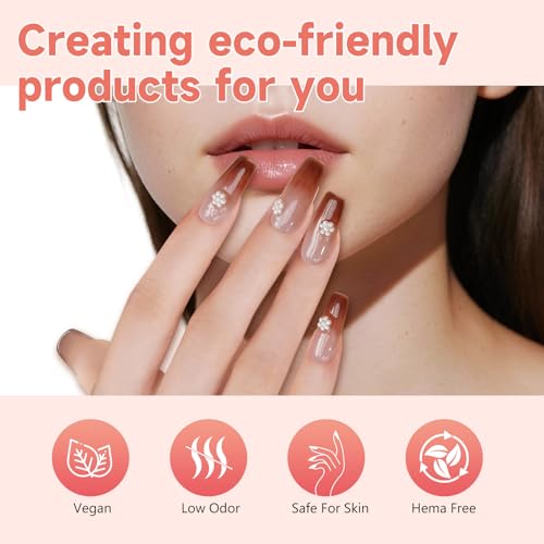 NMKL38 320 Nail Colors Chart Nail Gel Polish Display Book with 480 False Nail Tips Professional Salon Nail Color Swatches Nail Practice Card Board (Red)