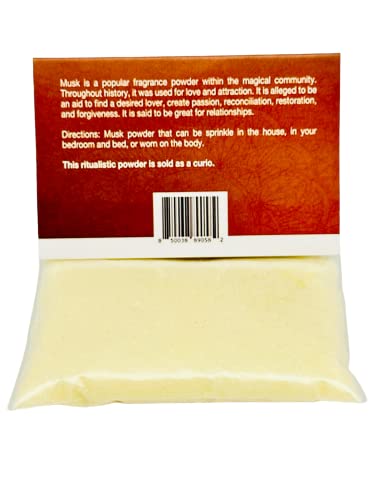 Solo Therapy Musk Powder 1 oz - Almizcle en Polvo for Love Attraction, Reconciliation & Magick (Pack of 2)