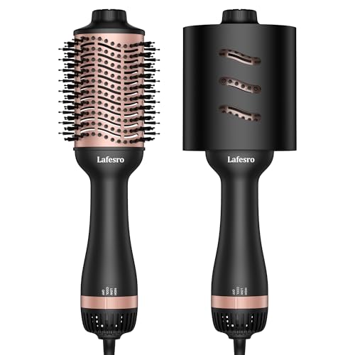 Lafesro 60mm Hot Air Brush for Salon-Style Blowouts, Frizz Control & Root Lift