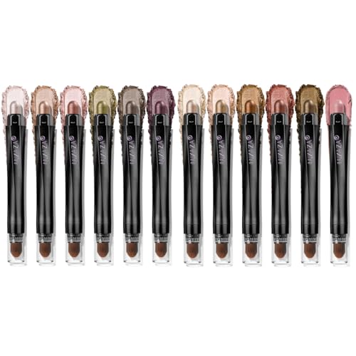 Neutral Cream Eye Shadow Eyeliner Makeup Sticks, Classic-A003 + A005