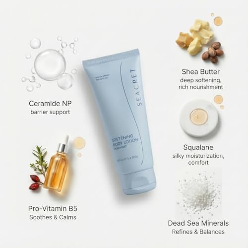 SEACRET Minerals Nail Care Collection, DIY Salon Manicure, Dead Sea Finger & Toenail Treatment Set with File, 3-Way Buffer Block, 1 Oz Cuticle Oil, & 6.8 Oz Body Lotion, All Skin Types, 4 Piece Kit