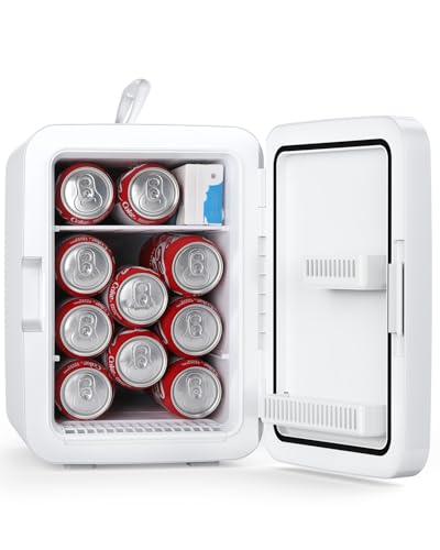 Antarctic Star White 10L Portable Mini Fridge for Cosmetics & Drinks