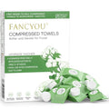 100 Pack Compressed Disposable Face Towels - Travel, Gym, Camping