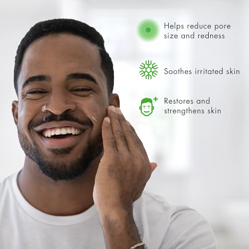 Tiege Hanley Acne Serum for Men, Facial Serum with Salicylic Acid, Granactive Complex & Tea Tree Oil for Blackheads, Visible Pores & Uneven Tone, Moisturizer for Oily Skin, Men¡¯s Skin Care, 0.8 fl oz