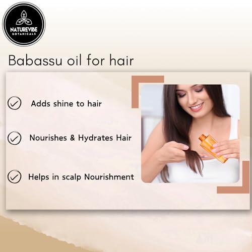 Pure Babassu Oil 32oz - Natural Moisturizer for Skin & Hair Care