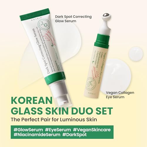 AXIS-Y Glass Skin Duo Set - Dark Spot & Under-Eye Serum for Radiance