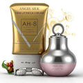 Angel Silk AH-8 Firming Neck-Eye Cream Bundle, Tightening & Revitalizing Set, Electric Massage Eye Cream with Red Light, Firm Smooth of Eye Fine Lines, Anti-Wrinkle Deep Moisturizing Skincare