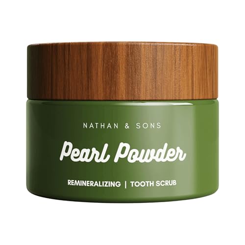 Pearl Remineralizing Tooth Powder with Hydroxyapatite - Natural Oral Care, 1.1 oz