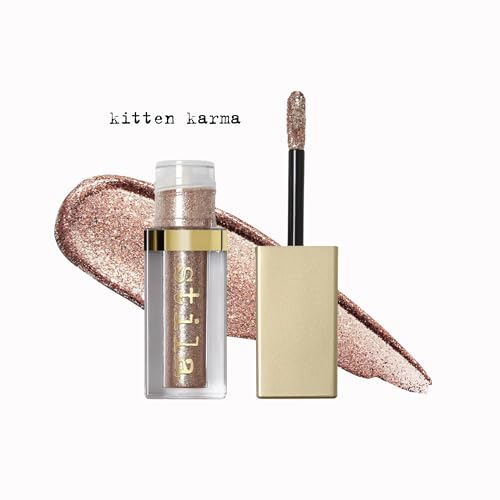 Stila Glitter & Glow Liquid Eyeshadow Kitten Karma 1 Count - Long-Lasting Sparkle