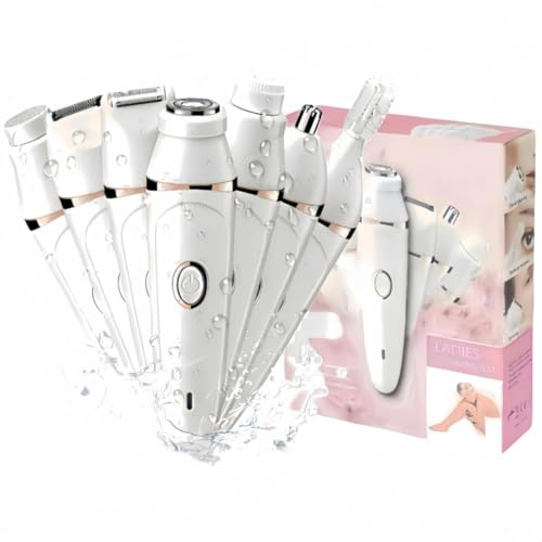 Pluxy Epilator 3.0 Women Face Epilator£¬7-in-1 Painless Body Shaver and Facial Epilator, Pluxy Hair Removal for Face,Rechargeable Hair Removal kit for Facial, Legs, Bikini, Armpit(L)