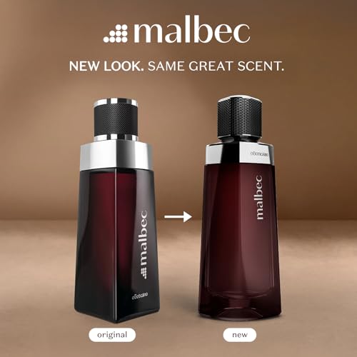 Malbec Classic Men's Cologne 3.4 oz - Original Wine-Inspired Scent, Long-Lasting EDT, Versatile for Everyday Wear