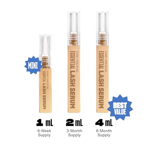 BABE ORIGINAL Lash Serum 1mL Starter Supply for Longer, Fuller Eyelashes & Brows