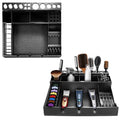 Barber Station Organizer, Barber Clipper Tray Organizer Storage Salon Grooming Station Hairstylist Organizer Clipper Guard Organizer Holder, Detachable Barber Tools Organizer