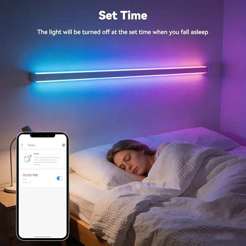 RGB Chasing Color LED Strip Lights - 32.8ft Addressable COB Smart Lights for Party & Bedroom