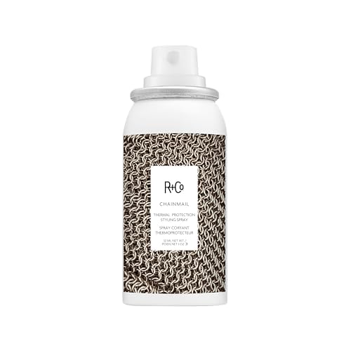 R+Co Chainmail Heat Protection Spray For Hair | Thermal Protection + Flexible Hold + Silky Shine | Vegan + Cruelty-Free