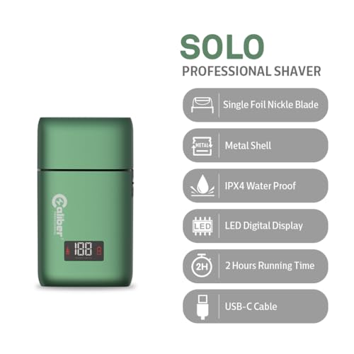 Men's Professional Foil Shaver - Waterproof, Cordless, LED Display