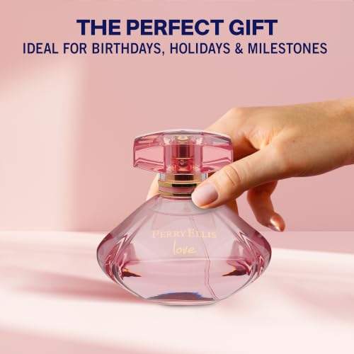 Perry Ellis LOVE Eau de Parfum Spray for Women 3.4 oz - Vanilla & Rose