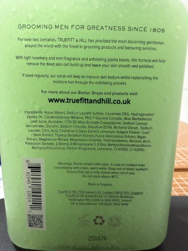 Truefitt & Hill Invigorating Bath Shower Scrub (12.3 oz)
