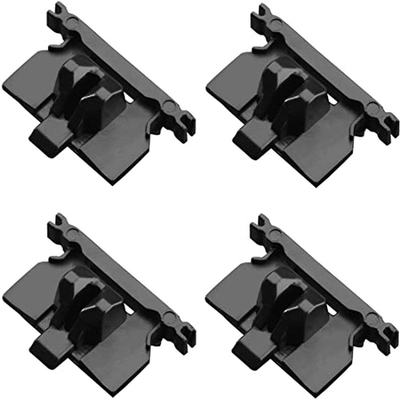 4 pcs DIY Hair Clippers Accessories Cam follower Replacement Swing Head Guide Block Plastic Tongue fit Wahl Magic Clip 8148/8504/8591/1919 Repair Part (4 Black)