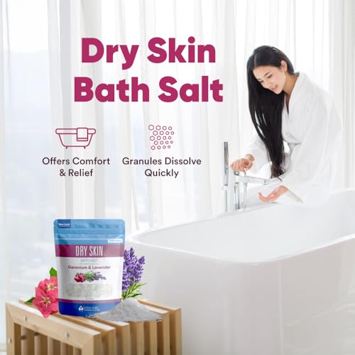 Better Bath Better Body 32 oz Epsom Bath Salt with Essential Oils for Dry Skin - Geranium & Lavender, Pack of 1