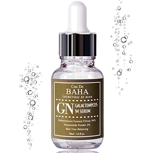 Galactomyces Ferment Filtrate 94% Concentrated Facial Serum - Hydrating Formula for Balanced Skin, 1 Fl Oz (30ml)