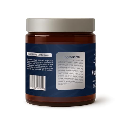 Magnesium Cream ? 3.8 oz | Relaxing Magnesium Lotion for Sleep Support, Muscle Recovery & Tension Relief | Fast-Absorbing, Non-Greasy, Natural Skincare (Unscented)