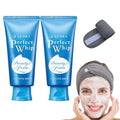Senka Perfect Whip Beauty Foam Facial Cleanser 120g - Pack of 2 - Made in Japan - Free Hairband Included
