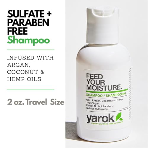 Moisturizing Shampoo - Feed Your Moisture 2oz - Hydrate & Detoxify - All Hair Types, Vegan & Organic