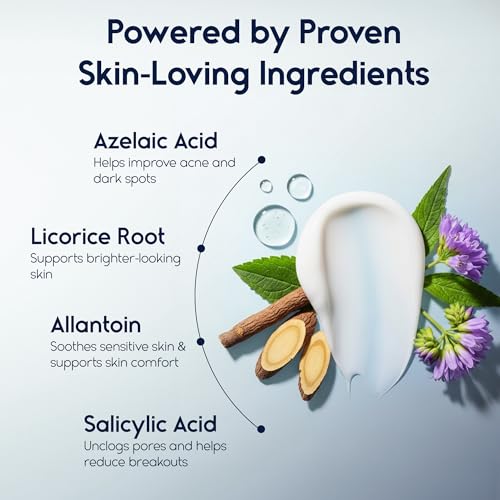 Azelaic Acid 15 Acne Cream for Face - Redness Relief, Rosacea Treatment for Face - Soothes Acne, Hyperpigmentation, Enhanced Formula for Brighter, Healthier Skin Care