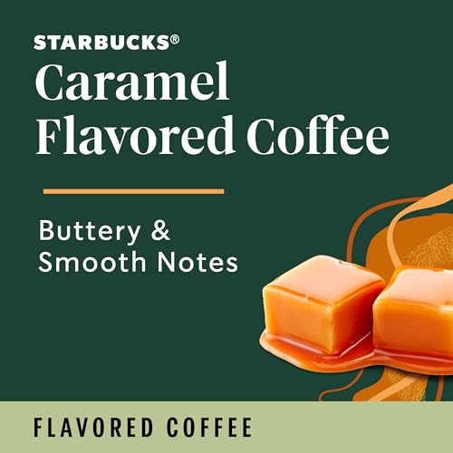 Starbucks Caramel Flavored Ground Coffee - 6 Pack of 11 oz Bags