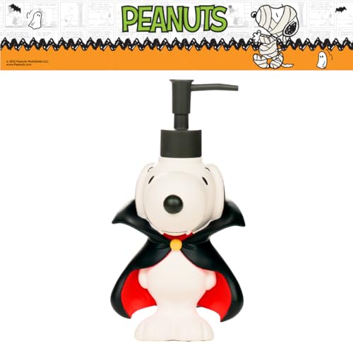 Peanuts Snoopy Vampire Soap/Lotion/Hand Sanitizer Resin Pump Dispenser, 14.81 Ounces, (Officially Licensed Product) by Franco Collectibles