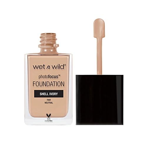 wet n wild Photo Focus Foundation, Shell Ivory, 1 Fluid Ounce