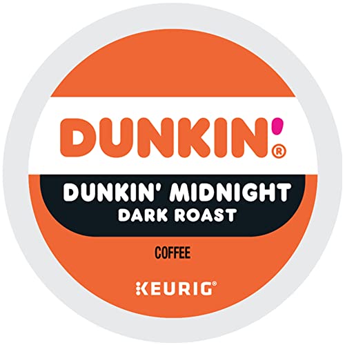 Dark Roast Coffee K-Cups - 4 Boxes of 22, Unflavored, Compatible with Keurig - 88 Count