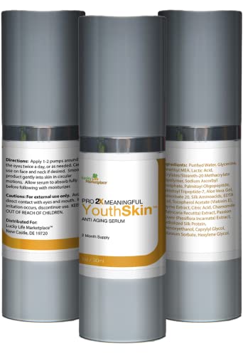 Pro 2x Youth Skin Serum - Anti-Aging, Brightening & Exfoliating, 2-Month Supply