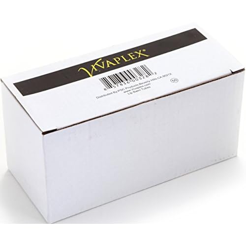 Vivaplex 50, Clear, Empty, 5.5 ml Lip Balm Tubes with White Caps