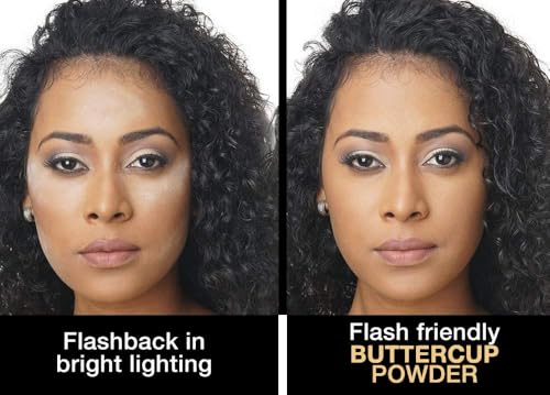 Sacha Buttercup Setting Powder – Medium to Deep Skin Tones, 1.75 oz, Long-Wear & Flashback-Resistant