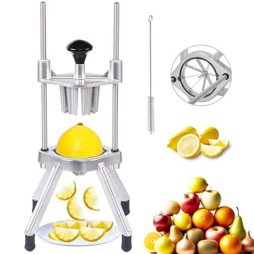 Commercial Lemon & Lime Cutter - 8-Section Stainless Steel Wedger - NSF Certified, Easy Use