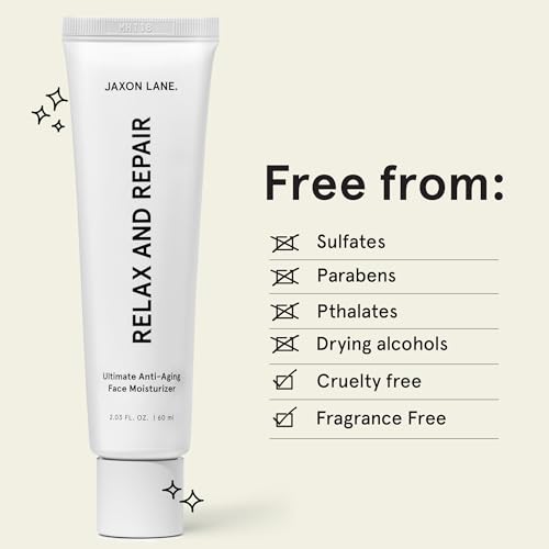 JAXON LANE RELAX AND REPAIR Anti Aging Face Moisturizer for Men | Anti Wrinkle Cream, Night Cream, Eye Cream with Niacinamide (Vitamin B3), Hyaluronic Acid, Vitamin E & Ceramides For Skin (2Tubes)