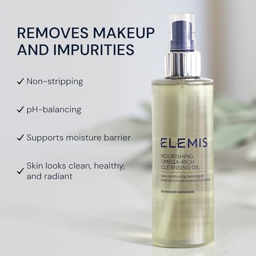 ELEMIS Nourishing Omega-Rich Cleansing Oil; Skin Conditioning Cleansing Oil, 6.5 Fl Oz