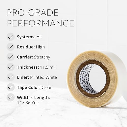 1'' x 36 Yards Double Sided Hair Extension Tape Roll - Strong Adhesive for Wigs & Lace Systems Variation of THIS listing