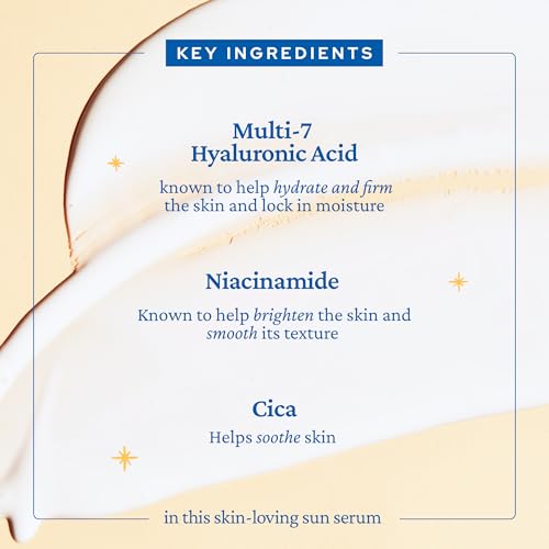 belif Milky Niacinamide Sunscreen SPF 40 - Lightweight Invisible Face Serum with Hyaluronic Acid & Cica - Milky Sun Variation